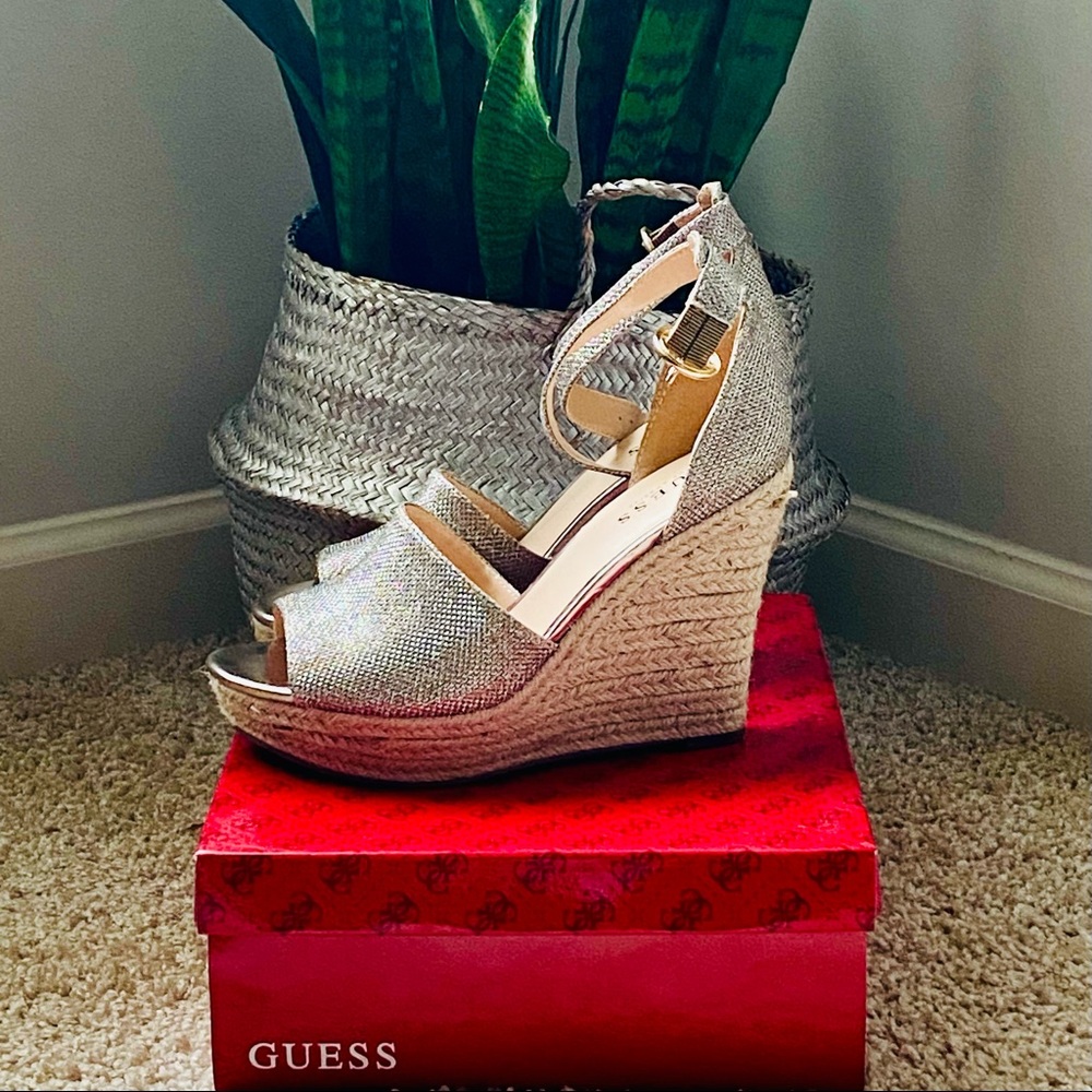 GUESS❓Wedge Sandals Step Out Sparkling ⚡️⚡️